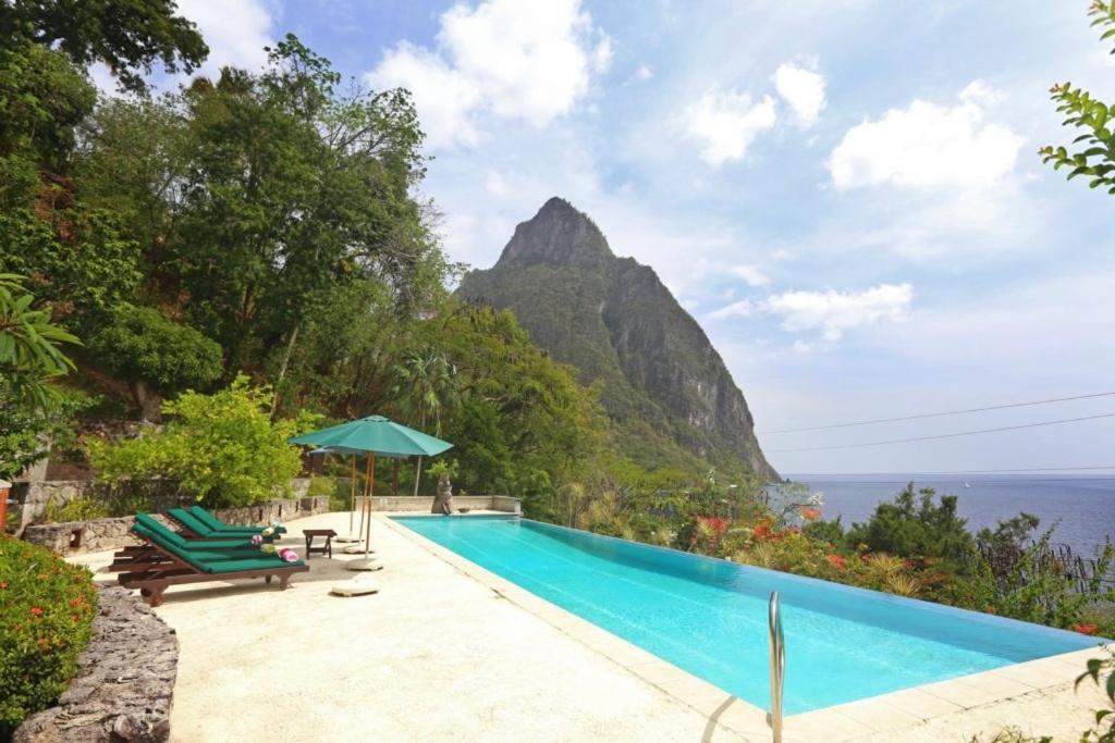 Authentic St, Lucian Experience At Prestigious 2-Bed Villa - Colibri Cottage Villa Soufrière 외부 사진